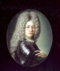 Porträtt av James Butler, 2:e hertig av Ormonde, 1705 (olja på silver)